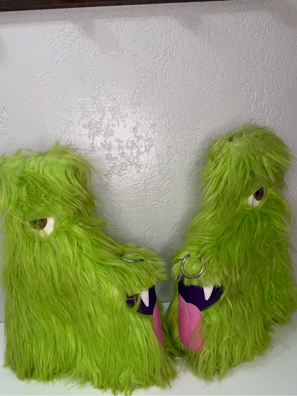 Trickz N’ Treatz Kooky Monster Platform Boots — GREEN - Picture 2 of 6